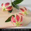 Flores Artificiales Rojas para Boda Cuidadosamente Seleccionadas, Flores Falsas de Gama Alta Color Rojo Vino Tinto, Flores Decorativas Chinas Nuevas para el Hogar