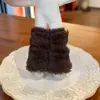 [Accesorios para Muñecas] Calcetines de Felpa Moda Otoño e Invierno Algodón Muñeca Piernas Largas Gatito Calcetines de Pelo Neutros