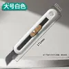 Cuchillo de Utilidad Deli Newse Ns062 Cuchillo para Papel Autoblocante Cortador de Papel Grande y Pequeño Cortador de Papel Simple para Abrir Paquetes