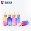 Botella dispensadora de perfume de 30 ml, Botella pulverizadora de vidrio degradado, Botella vacía cosmética de alta gama, Botella dispensadora de perfume de moda