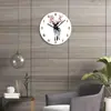 Relógio de parede fofo com padrão de desenho animado, veado fofo, redondo, formato de quarto infantil, relógio moderno silencioso