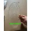 Lámpara de Cristal de Lujo Ligero Accesorios de Vidrio Piezas Colección Piezas de Vidrio con Forma de Copo de Nieve Accesorios de Iluminación para Sala de Estar Comedor Dormitorio
