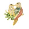 Broche de pájaro carpintero de pico largo de moda, corsage de pájaro de personalidad creativa, accesorios de alfiler para ropa versátiles