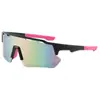 Gafas de Ciclismo Deportivo Transfronterizas, Gafas de Sol Deportivas al Aire Libre de una Pieza Huecas de Colores a Prueba de Viento y Arena, Gafas para Montañismo al Aire Libre
