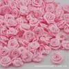 Rosa de Fita Mini Feita à Mão 1,5cm Acessórios de Cabelo DIY Caixa de Presente Flor Decorativa Acessórios para Vestuário Flor de Fita