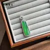 Estilo chino tradicional, alta calidad, verde imperial, colgante de ágata verde natural de alta transparencia, diseño unisex, accesorio versátil