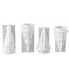 Yumeyin Novo Chapéu de Esquilo Árvore de Natal Molde de Silicone DIY Enfeite de Vela Perfumada de Natal Molde de Gesso