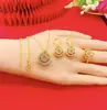 Nuevo Venta Caliente Moda Retro Diamante de Color Colgante Incrustado Calabaza de Diamante Caramelo de Color Hebilla Ping'an Collar Pendientes Al por Mayor