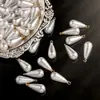 Adesivo de Gota d'Água de Alto Brilho Chifre de Carneiro Pérola Pingente DIY Roupas Bolsa Puxador de Zíper Acessórios Brincos Colar Peças de Joia
