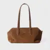 Bolso de Mano Boston Bowling Coreano de Nicho Nuevo Bolso de Viaje Bolso de Hombro de Cuero Genuino para Mujer