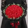 Vendas Diretas de Fábrica 99 Rosas Simuladas Buquê de Flores de Sabão Flor de Sabão 520 Dia dos Namorados Chinês Presente Atacado