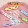 Cuchillo de Utilidad de Dibujos Animados de Colores Dulces, Cuchillo de Manualidades para Oficina, Abrepaquetes Portátil, Mini Cortador de Papel para Estudiantes