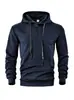 Moletom com capuz jacquard masculino transfronteiriço meio cardigã pulôver Amazon tamanho europeu primavera e outono comércio exterior casual solto