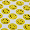 Fabricante de Pegatinas de Cristal con Cara Sonriente Suministro Directo Etiqueta Adhesiva Etiqueta Autoadhesiva Señal de Etiqueta Pegamento Venta al por Mayor