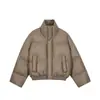 Yidao Roupas Vintage 2026 Inverno Novo Retrô Americano Retrô Cleanfit Curta Espessa Quente Jaqueta de Couro PU Algodão