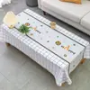 Mantel para Mesa de Centro Impermeable, a Prueba de Aceite, Resistente al Calor, No Requiere Lavado, Modelo 2026 Salvamanteles para Mesa de Comedor, Cubierta de Tela Rectangular de PVC Estilo Ins, Modelo Nuevo