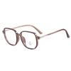 M3105 Nueva montura gruesa lisa TR90 para hombre y mujer, montura japonesa negra, gafas de lente plana anti luz azul, se puede equipar con miopía