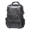 Luojia Nova Mochila de Viagem Masculina de Couro Genuíno Mochila de Grande Capacidade de Couro de Vaca Bolsa para Computador de 15,6 Polegadas Mochila Escolar