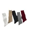 Calcetines Rojos Ancora Rojo Vino Calcetín Niños Estilo Coreano Estilo Universitario Color Sólido Calcetín Apilado Calcetines de Algodón para Pantorrilla