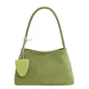 Bolsa de ombro vintage de couro fosco transfronteiriça, um design de nicho com um visual sofisticado, uma bolsa de mão fashion e prática para o dia a dia e uma bolsa de ombro para mulheres