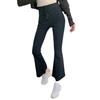 Pantalones Casuales 2026 para Mujer, Adecuados para Usar Afuera, Nuevo Estilo Primavera y Otoño, Versión Coreana, Pantalones Largos, Cintura Alta Elástica, Pantalones Acampanados Adelgazantes para Estudiantes