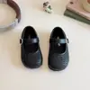 Zapatos de Cuero Estilo Coreano para Niñas 2026 Otoño Nuevos Moda Suela Suave Lazo de Perlas Versátiles para Niños Pequeños