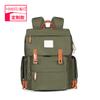Producción de fábrica Impermeable Gran capacidad Verde militar Bolso de hombro para mamá Bolso para papá Bolso neutro para mamá y bebé Mochila para salir de mamá