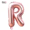 Globos de Papel de Aluminio de 16 Pulgadas, Números Dorados Rosados 0-9, Letras A-Z, Globos para Fiesta de Cumpleaños, Suministros, Decoración, Arreglo