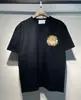 Llegada de Verano Transfronteriza Casablanca Dreamland Estampada Camiseta Casual Suelta de Manga Corta con Cuello Redondo para Hombre y Mujer Tendencia