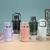 Tetera de Acero Inoxidable 304 de Gran Capacidad Tetera de Viaje Correa Taza Portátil de Vientre Grande Taza para Deportes al Aire Libre de Montañismo