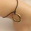 Tobillera con Colgante Ovalado Hueco de Forma Irregular de Moda Transfronteriza Europea y Americana Joyería para el Pie Venta al por Mayor