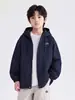 Chaqueta con capucha para niño Estilo Primavera y Otoño 2026 Nueva Ropa Exterior Holgada Estilo Coreano Moderna Parte Superior Chaqueta Cortavientos Infantil Otoño