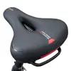 Cojín para asiento de bicicleta, sillín de bicicleta de montaña, asiento cómodo, amortiguador de impactos, asiento engrosado, accesorio universal para bicicleta con asa