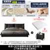 Cama de Cuero Genuino de Lujo Ligero Modelo Nuevo 2026, Cama de Bodas Moderna Minimalista, Cama Doble de Velero Tapizada Suave de Gama Alta para Dormitorio Principal