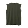 Chaleco de Color Sólido Ligero de Placa, Cuello Redondo, Hombro Ancho, Secado Rápido, Holgado, Verano, Chaleco para Hombre y Mujer, Camiseta sin Mangas para Entrenamiento, Ocio, Deportes