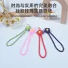 Cordón para Teléfono Móvil Corto Colgante de Silicona Líquida Cómodo Elástico para Cuello Funda de Teléfono Móvil Universal Simple Moda para Hombres y Mujeres