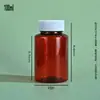 Ventas Directas de Fábrica Botellas Pequeñas para Medicina 30ml Marrón Transparente Botellas de Boca Ancha Botellas de Plástico PET Bloqueadoras de Luz Botellas para Empaque de Muestras de Alimentos