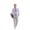 Temporada de primavera y otoño, diseño casual de moda transfronterizo europeo y americano con múltiples bolsillos, pantalones de trabajo atléticos de pierna recta, ropa para hombre, disponible para dropshipping