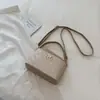 Bolsa pequena estilo Chanel com padrão de losangos, grande capacidade, de ombro único, transversal, bolsa feminina da moda, bolsa de celular de outono, bolsa de novo estilo 2026