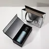 Copo térmico de camada dupla em titânio puro, para uso doméstico, com design de separação de água e chá, um copo de titânio de alta qualidade adequado para ambientes de negócios, embalado como um conjunto de presente, um copo de titânio luxuoso para presentes corporativos