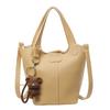 Bolso Mujer 2025 Nuevo de Axila para Llevar en la Mano Texturizado Bolso de Mujer Bolso de Mano de Piel Suave Lichi Bolso Cubo Bolso Cruzado
