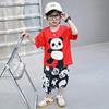 Conjunto de Pantalones Largos de Verano para Niños 2026 Nuevo Estilo Ropa de Manga Corta para Niños Moda de Bebé Atuendo de Verano para Niños