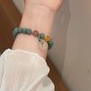 Pulsera de cuentas de palacio de Beijing estilo Xiaohongshu 2024 nuevo combinación de colores macarrón estilo igual para parejas amigas pulsera de perlas