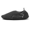 Pantuflas de algodón con forro polar para hombre y mujer, zapatos cómodos, antideslizantes, de suela suave, para interiores y fitness, para otoño e invierno.