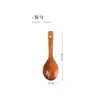 Colher de Madeira Atacado, Espátula de Madeira, Colher de Cozinha, Colher de Óleo, Cabo Longo de 39cm, Colher de Arroz, Espátula Inclinada, Conjunto de Utensílios de Cozinha com Quatro Peças