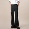 Calça Social Leve Pronta para Venda no Atacado para Homens, Corte Slim, Que Aumenta a Altura, Emagrecimento, Calça Casual Masculina, Estilo Coreano, Cor Sólida, Calça Reta