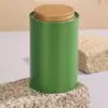 Latas Quadradas Lisas de Folha de Flandres em Estoque para Embalagem Geral de Chá, Latas Seladas com Tampa de Rosca e Tampa Interna, à Prova de Umidade para Armazenamento de Chá