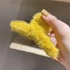 Accesorios para el cabello peludos de otoño e invierno coreanos Clip para el cabello de otoño Horquilla Clip para la cabeza trasera de niña Clip grande para el cabello Clip de tiburón