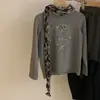 Conjunto de tres piezas para niña estilo coreano, camisa base de manga larga, chaleco sencillo, nueva ropa de otoño para niños, pantalones casuales dulces y versátiles