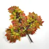 Ramas de Banyan Simuladas, Ramas de Hoja de Arce, Ramas de Banyan de Plástico con Tacto Real, Hojas de Plantas Verdes, Ramas Falsas, Decoración de Jardín